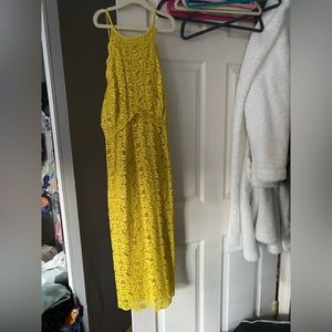 Zara Mustard Lace Dress